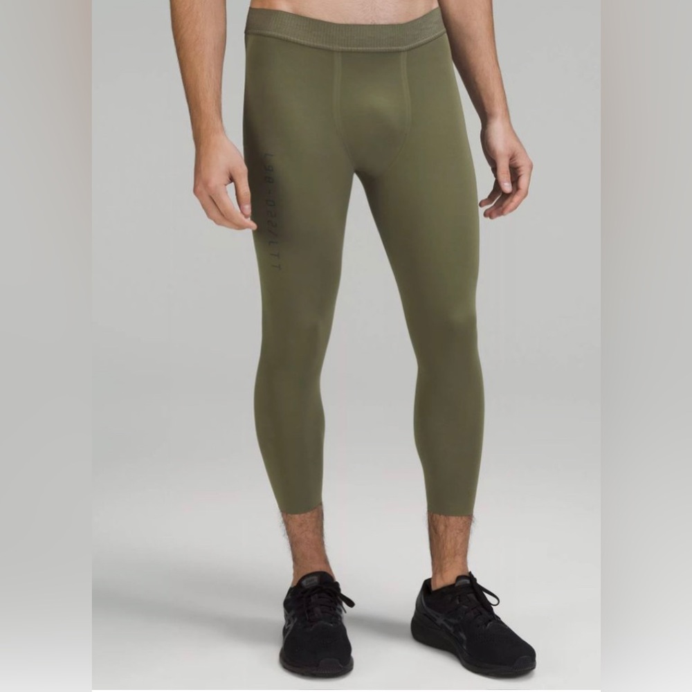 Lululemon License To Train Tight 21” Medium Olive Size Large